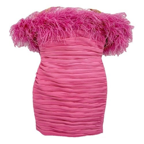 Pre-owned Rachel Gilbert Mini Dress In Pink