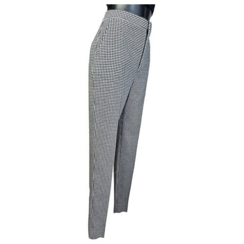 Pre-owned Saint Laurent Wool Trousers In Multicolour