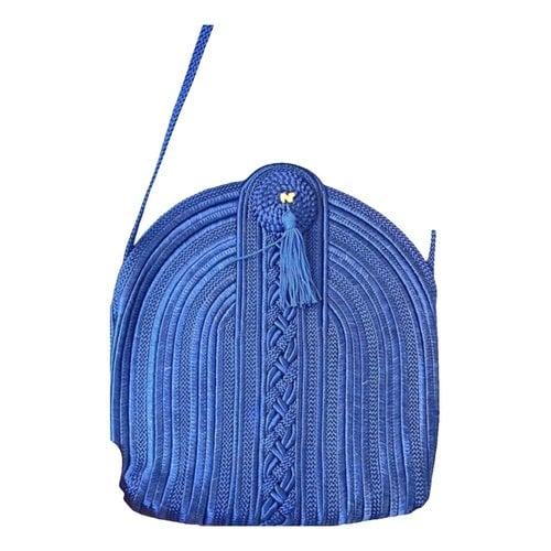 Pre-owned Nina Ricci Cloth Handbag In Blue