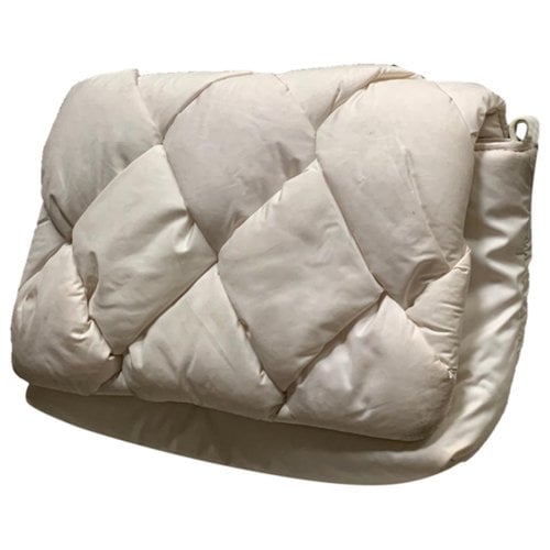 Pre-owned Marella Cloth Crossbody Bag In White