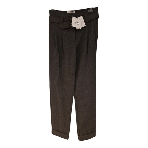 Pre-owned Victoria Beckham Trousers In Grey