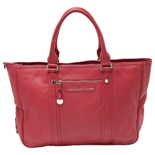 Pre-owned Marc By Marc Jacobs Leather Handbag In Pink