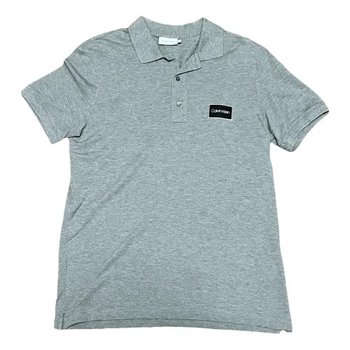 Pre-owned Calvin Klein T-shirt In Grey