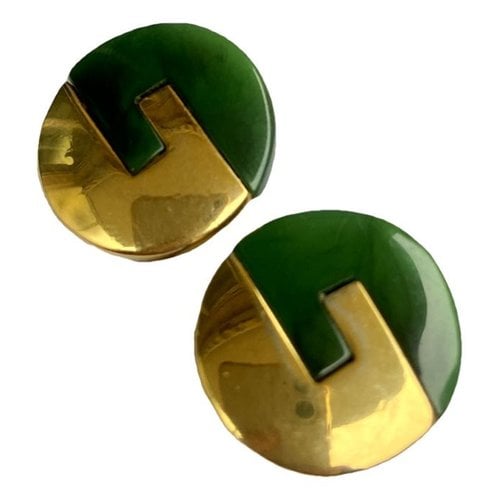 Pre-owned Givenchy Earrings In Green
