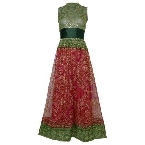 Pre-owned Lanvin Silk Maxi Dress In Multicolour