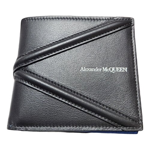 Pre-owned Alexander Mcqueen Leather Small Bag In Black