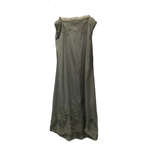 Pre-owned Rabens Saloner Silk Mid-length Dress In Other