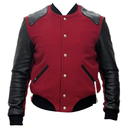 Pre-owned Saint Laurent Wool Vest In Red