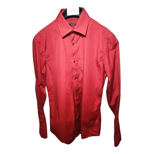 Pre-owned Gucci Shirt In Red