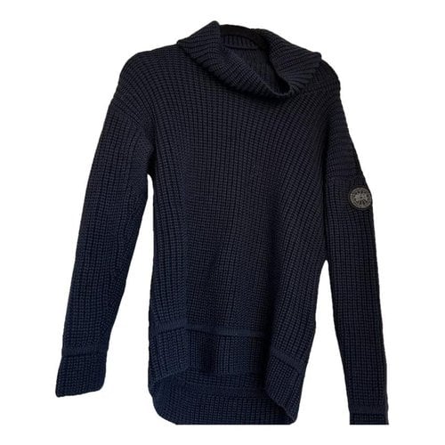 Pre-owned Canada Goose Wool Jumper In Blue