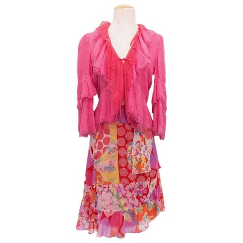 Pre-owned Christian Lacroix Silk Jacket In Pink
