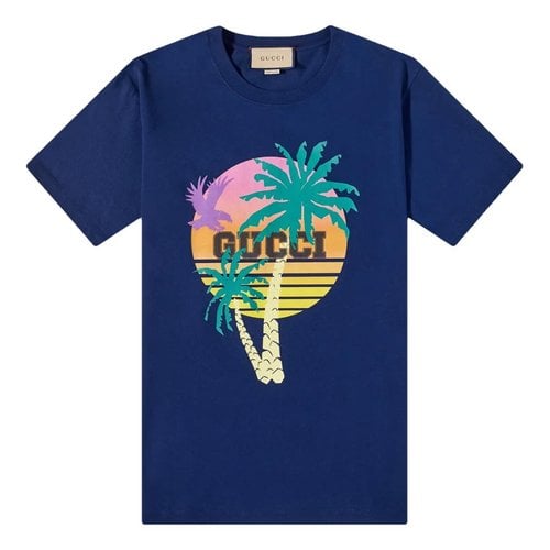 Pre-owned Gucci T-shirt In Navy