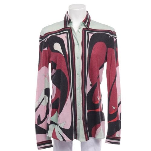Pre-owned Emilio Pucci Wool Blouse In Multicolour