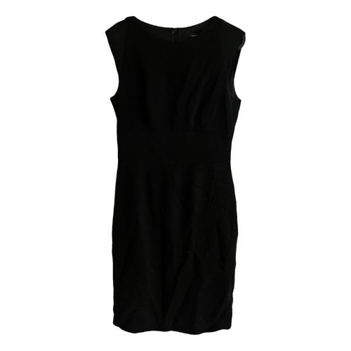Pre-owned Max & Co Silk Mid-length Dress In Black
