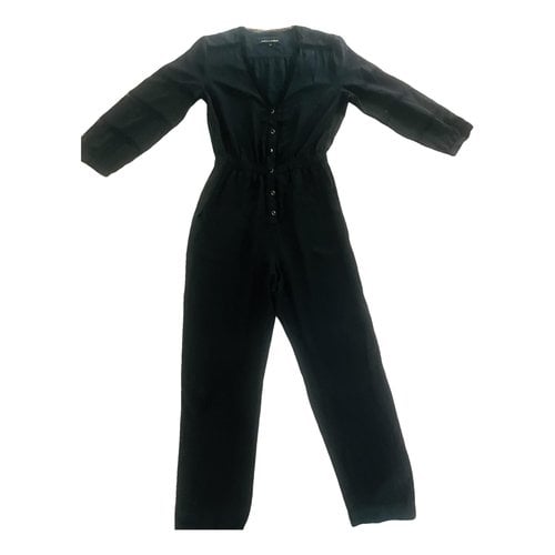 Pre-owned Vanessa Seward Silk Jumpsuit In Black