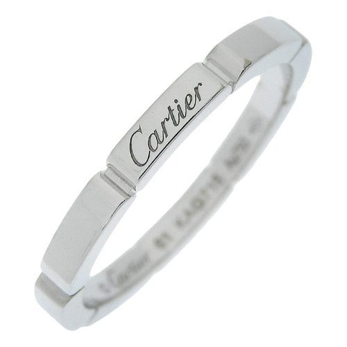 Pre-owned Cartier Lanières White Gold Jewellery In Silver