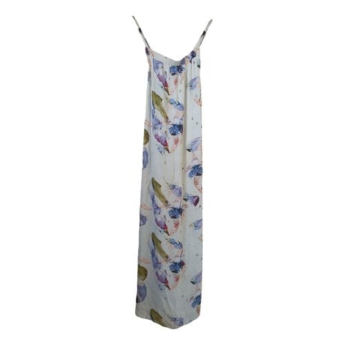 Pre-owned Mos Mosh Maxi Dress In White