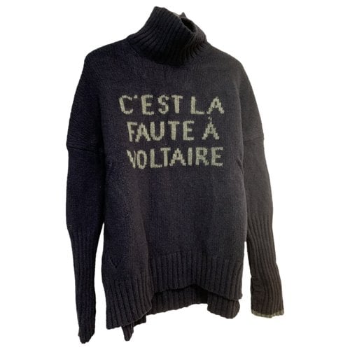 Pre-owned Zadig & Voltaire Wool Jumper In Navy