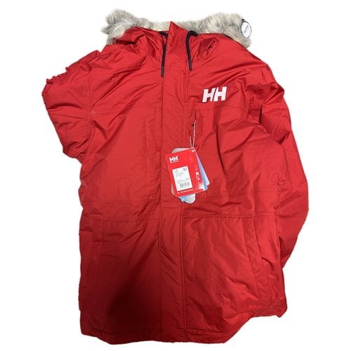 Pre-owned Helly Hansen Coat In Red