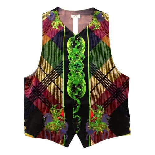Pre-owned Versace Vest In Multicolour