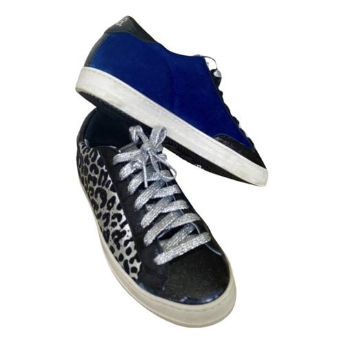 Pre-owned P448 Glitter Trainers In Blue