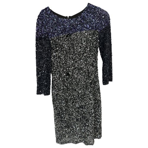 Pre-owned French Connection Glitter Mid-length Dress In Multicolour