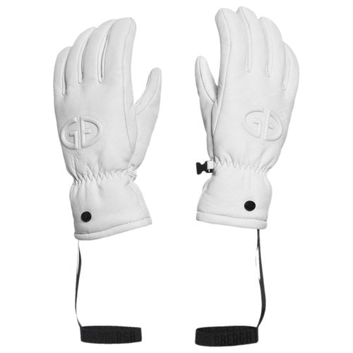 Pre-owned Goldbergh Leather Gloves In White