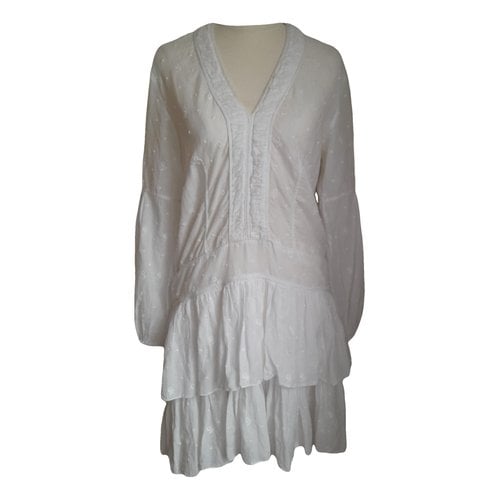 Pre-owned Ulla Johnson Mini Dress In White
