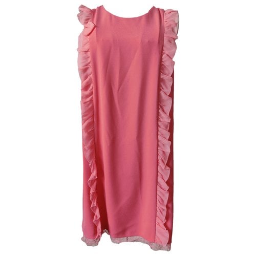 Pre-owned Paule Ka Mini Dress In Pink