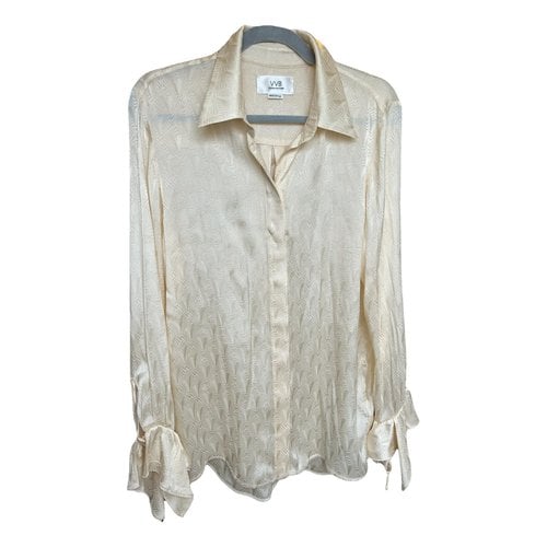 Pre-owned Victoria Beckham Blouse In Gold