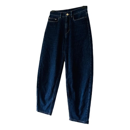 Pre-owned Wandler Jeans In Navy