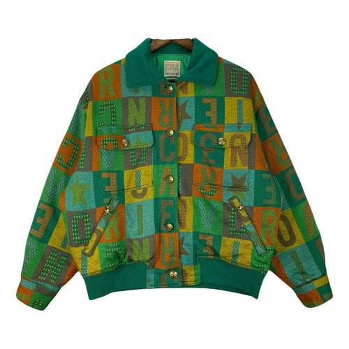 Pre-owned Enrico Coveri Wool Jacket In Green