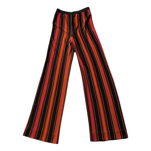 Pre-owned Balmain Trousers In Multicolour