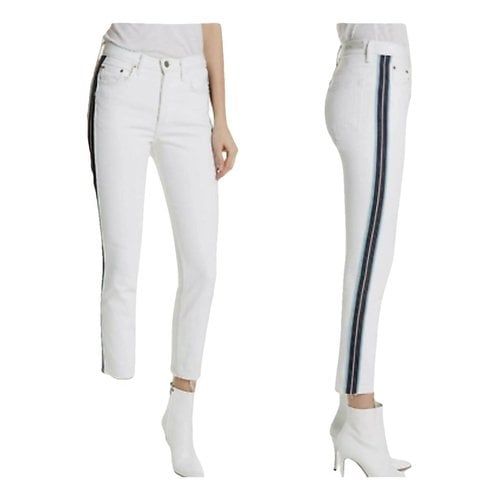 Pre-owned Grlfrnd Jeans In White