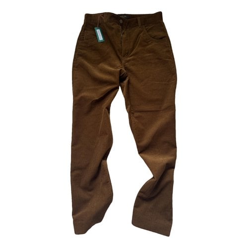 Pre-owned Loro Piana Slim Pants In Brown