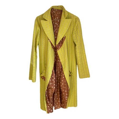 Pre-owned Marni Coat In Yellow