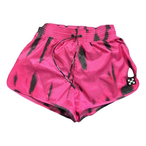 Pre-owned Off-white Mini Short In Pink