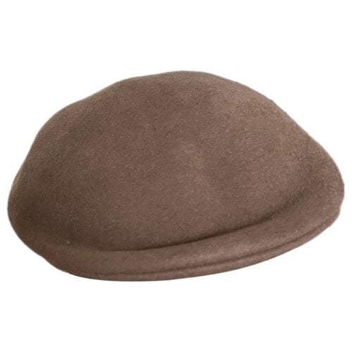 Pre-owned Borsalino Wool Hat In Camel