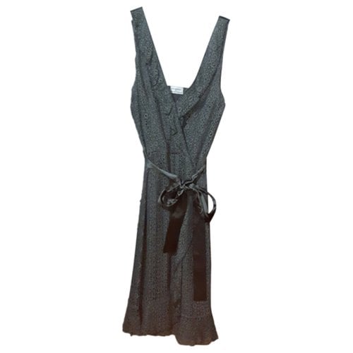 Pre-owned Philosophy Di Alberta Ferretti Lace Dress In Grey