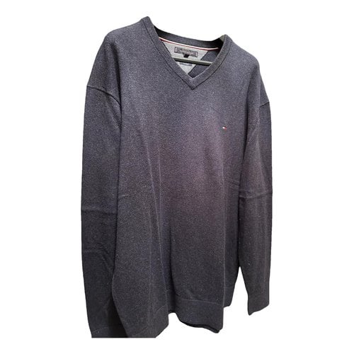 Pre-owned Tommy Hilfiger Cashmere Pull In Navy