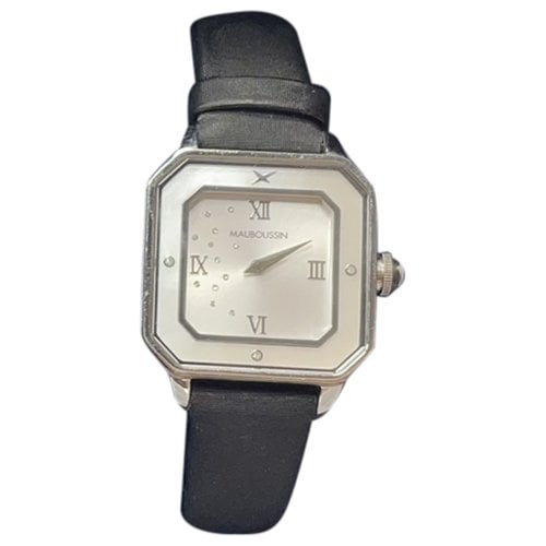 Pre-owned Mauboussin Watch In Black