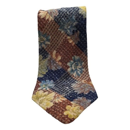 Pre-owned Kenzo Wool Tie In Multicolour