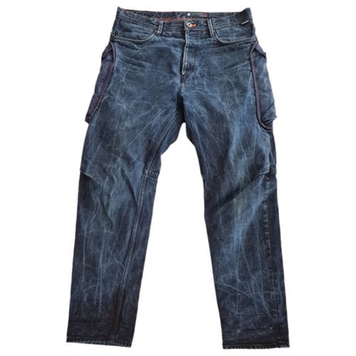 Pre-owned G-star Raw Straight Jeans In Blue