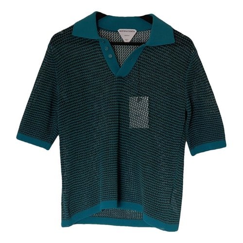 Pre-owned Bottega Veneta Polo Shirt In Blue
