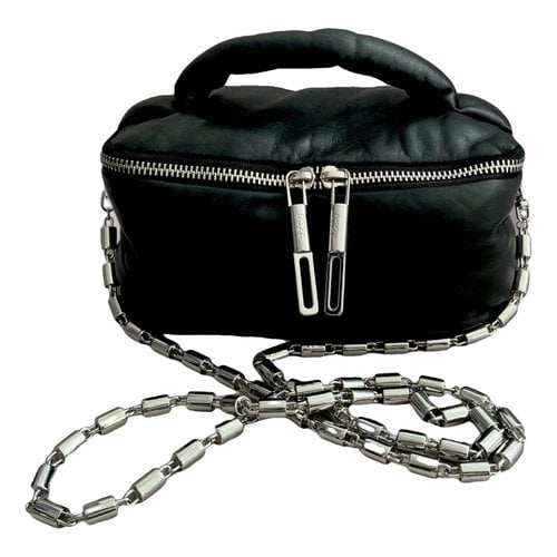Pre-owned 032c Leather Crossbody Bag In Black