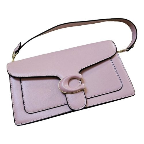 Pre-owned Coach Leather Clutch Bag In Pink