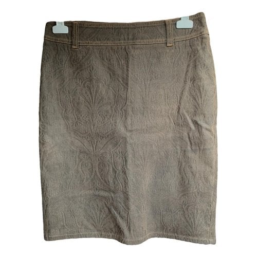 Pre-owned Krizia Mid-length Skirt In Brown