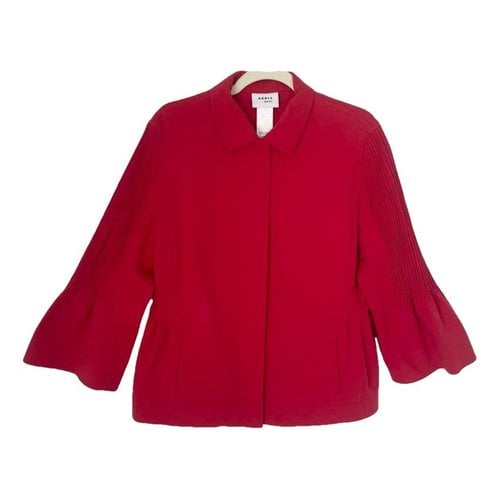 Pre-owned Akris Punto Jacket In Red