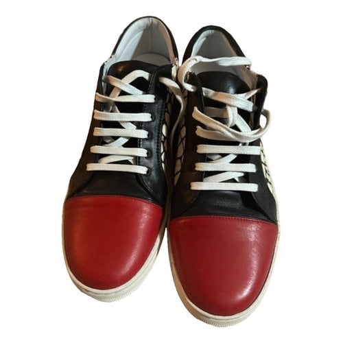 Pre-owned Gauchère Leather Trainers In Red
