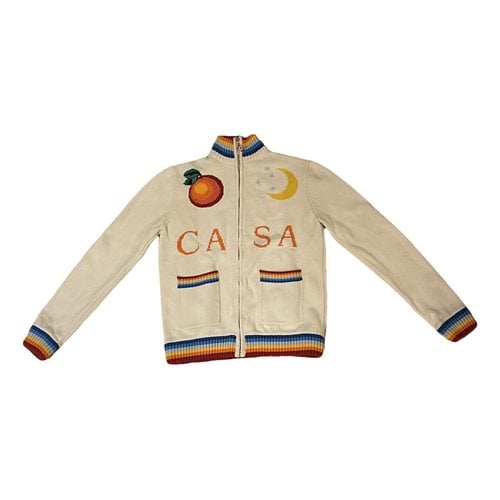 Pre-owned Casablanca Wool Pull In White